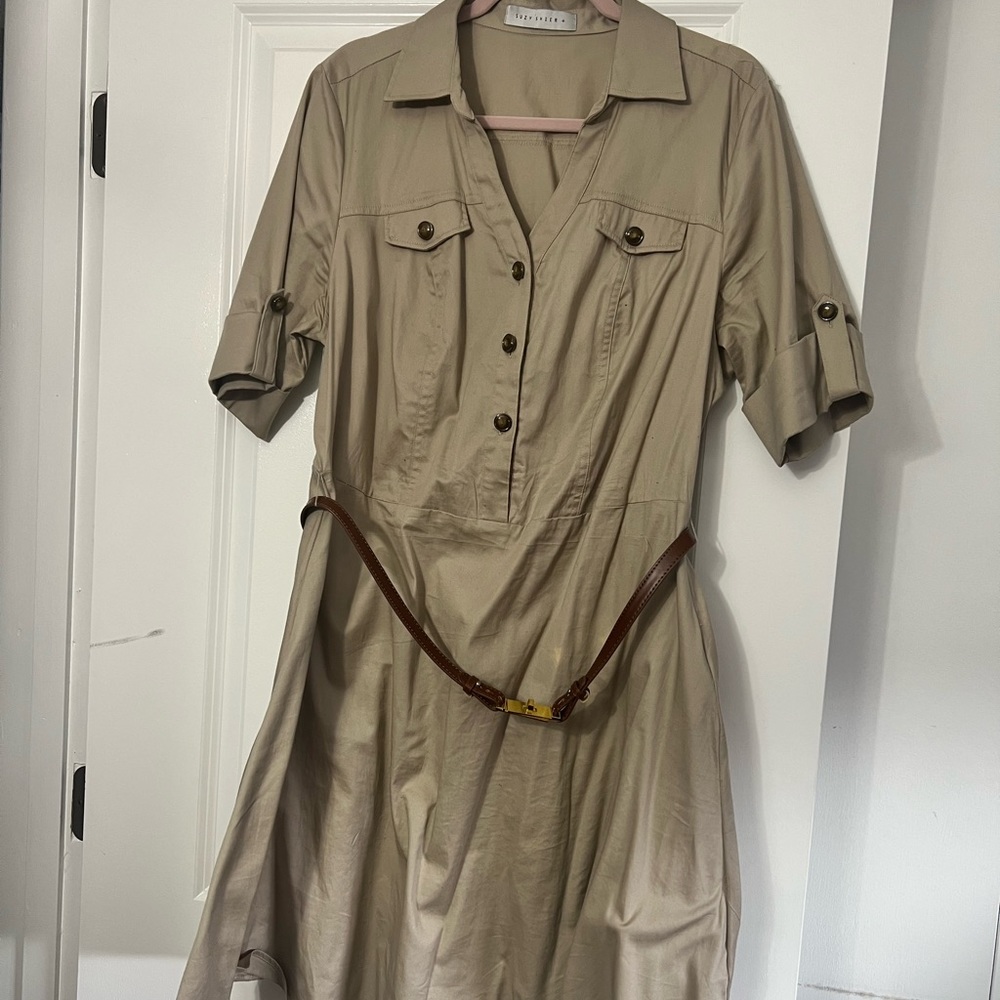 Beige Dress